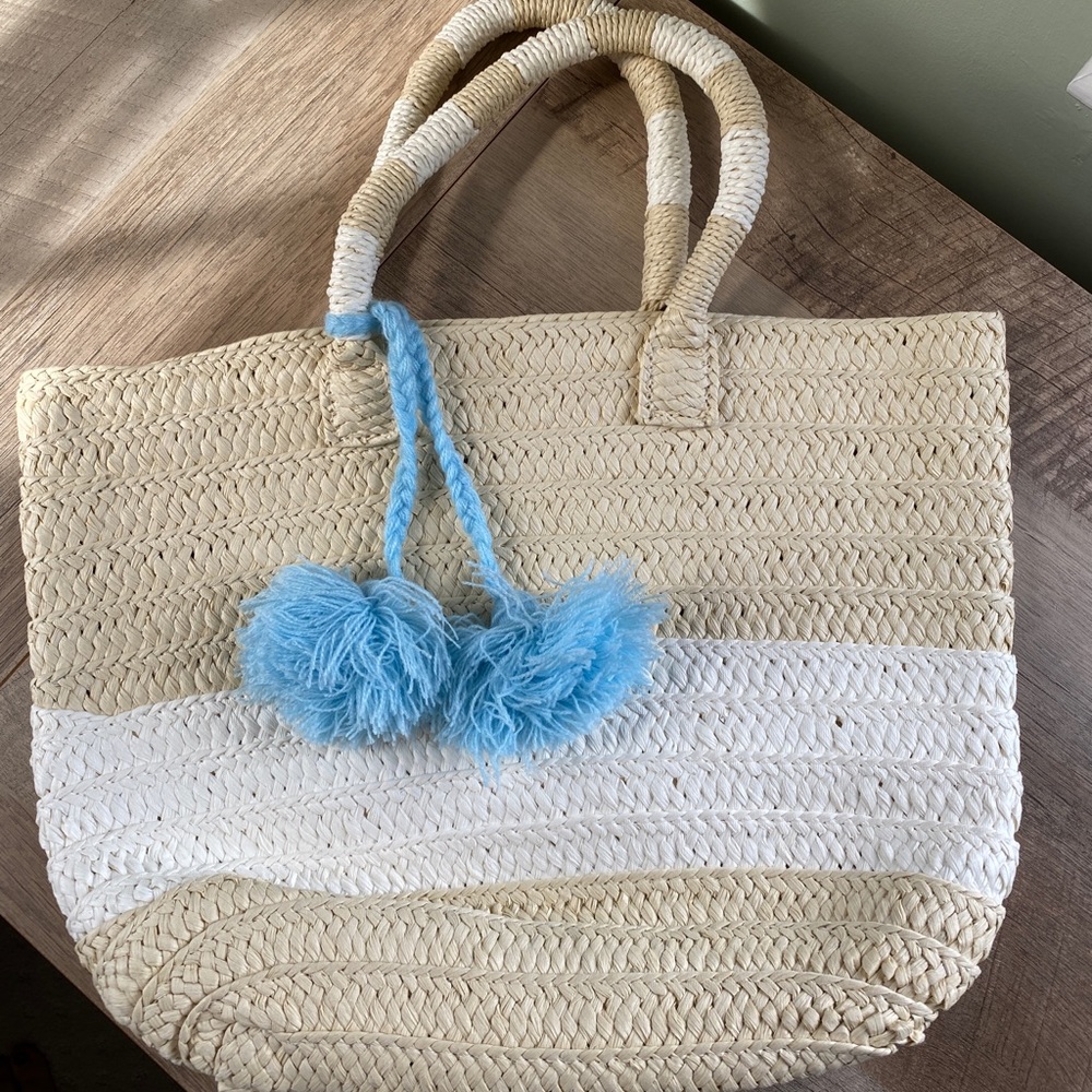 Small Straw Beach Bag